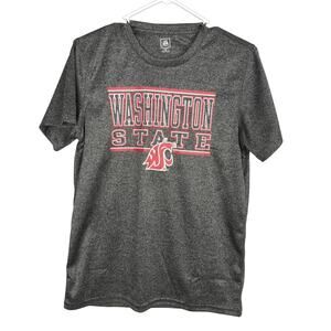Washington State Cougars J.America Gray Performance Tee T-shirt Size XL